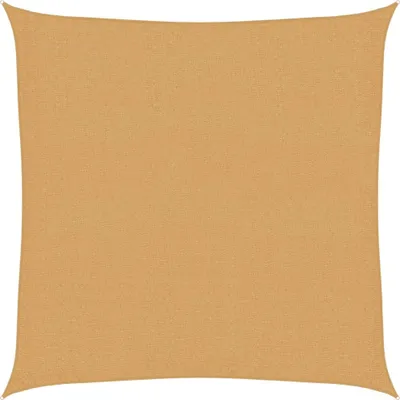 Produktbild von vidaXL Sonnensegel 160 g/m² Quadratisch Sandfarbe 3x3 m HDPE