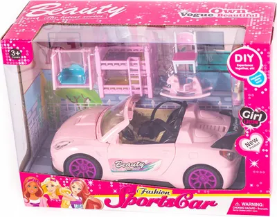 Zdjęcie produktu dla RÓŻOWY KABRIOLET AUTO DLA LALEK mini SAMOCHÓD