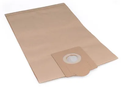 A single vacuum cleaner bag is shown against a white background.