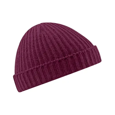 Image de Beechfield Casquette de marin / bonnet d'hiver unie rétro RW246 (taille unique) (Bourgogne)