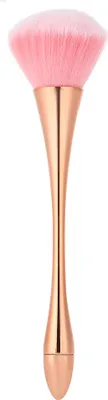 Produktbild von Nagelstaubpinsel, Puderentferner, Kunst-Maniküre-Werkzeug, groß, Roségold