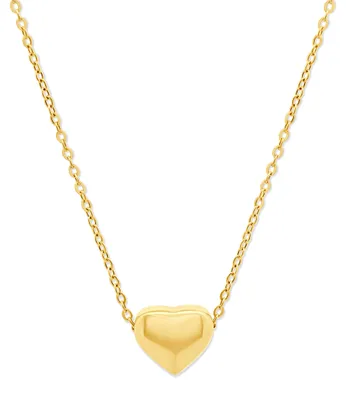 Produktbild von CO88 Collection – 8CN-26476 – Gliederkette für Damen mit kleinem Herz – 12,5 x 11 x 6,5 mm – 40+5 cm – goldfarben