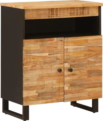 Zdjęcie produktu dla Szafka boczna z drzwiami Brązowy 60 x 33 x 75 cm Drewno z mango
