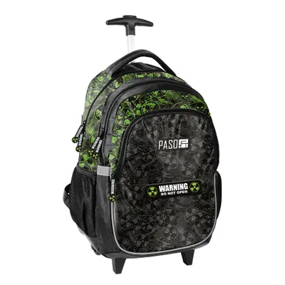 Produktbild von Radioaktive Atomalarm Schultrolley Schulranzen auf Rollen TROLLEY RANZEN für Jungen Schulrucksack auf Rollen
