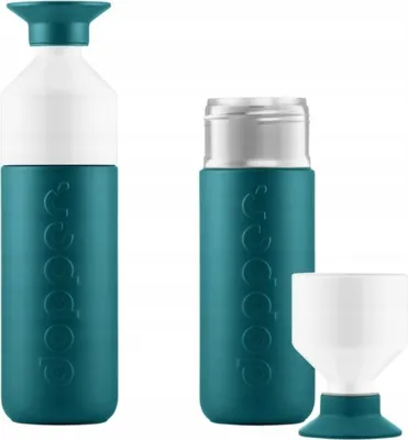 Immagine prodotto di Dopper Green Lagoon 350ml bottiglia termica con tazza