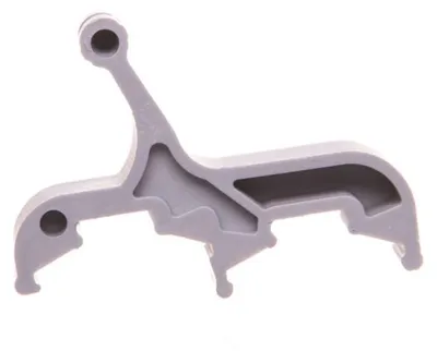 Imagen del producto de Adaptador WAGO, modelo 2002-121, gris, para conexiones dobles, 50 unidades