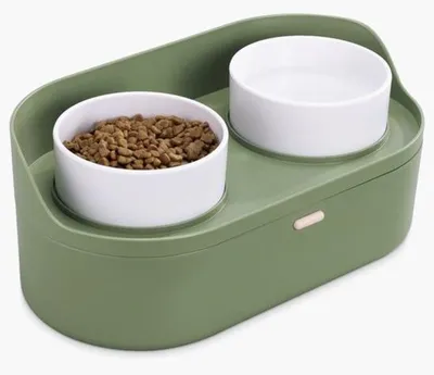 Produktbild von Keramikfutter- und Wassernäpfe-Set für Hunde und Katzen 850ml