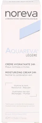 Produktbild von noreva Aquareva Feuchtigkeitscreme 24h, 40 ml Creme