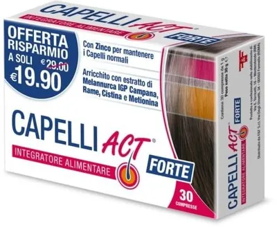 Immagine prodotto di Capelli Act Forte 30 Compresse