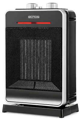 Produktbild von Echos Keramik Heizlüfter | Elektroheizkörper | 3 einstellbare Stufen | Oszillationsfunktion | 2000 Watt