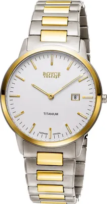 Produktbild von Boccia 3658-05 Herrenuhr Royce Titan Zweifarbig