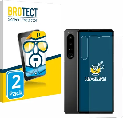 Produktbild von 2x Für Sony Xperia 1 IV (Display+Kamera) Schutzfolie BROTECT Displayschutz Display Schutz Folie Klar Transparent