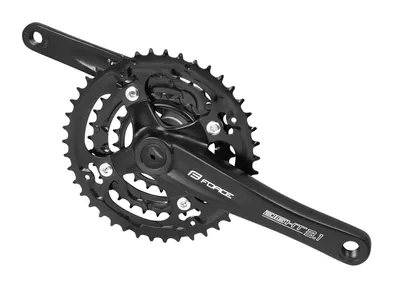 Obrázek produktu pro Kliky Force Eight 3.1 Al 42/32/22z 175mm -černé 64252