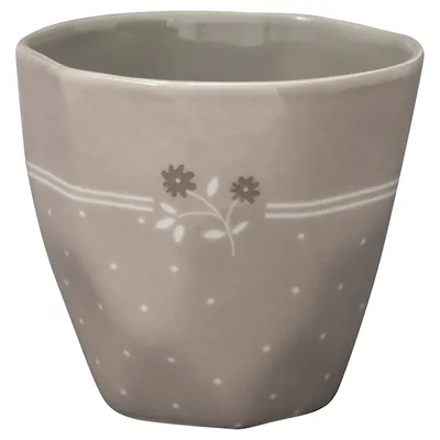 Produktbild von Greengate Elements Eileen Latte Cup grey 0,35l
