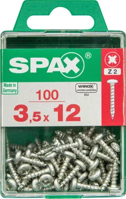 Produktbild von Spax Universalschrauben 3.5 x 12 mm TX 20 - 100 Stk.