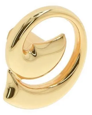 Image de Bouton pour meubles en zamac Diamètre 31mm x 21 plaqué or