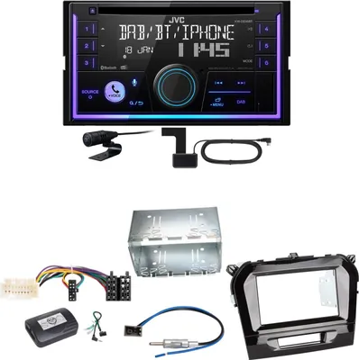 Produktbild von JVC KW-DB95BT Bluetooth Digitalradio USB CD Einbauset für Suzuki Vitara LY
