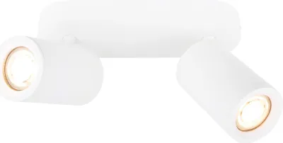 Produktbild von Ledvion - LED-Deckenstrahler Weiß 2-Licht, Rechteck, Neigbar, GU10-Fassung, IP20