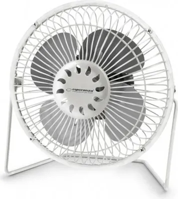 Obrázok produktu pre Prenosný ventilátor s USB pripojením - biely Dĺžka kábla 1,2 m 2,5 W