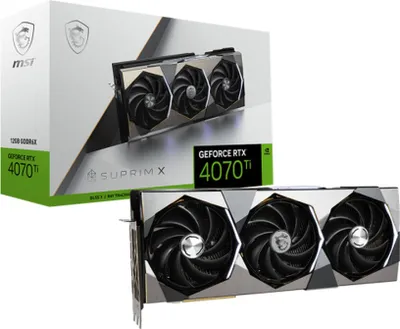 Produktbild von MSI SUPRIM RTX4070 Ti X NVIDIA GeForce RTX 4070 Ti 12 GB GDDR6X