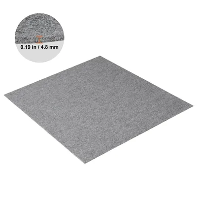 Produktbild von Selbstklebende Teppichfliesen, 24x24 Zoll, Einfache Installation, 0,19 Zoll Dicke, 24x24 Zoll Hellgrau/li/ul/div