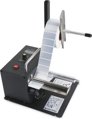 Produktbild von Famanu Automatische Etikettenspender mit Teller - Geschwindigkeit einstellbar, Breite bis 115 mm