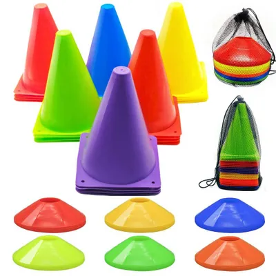 Productafbeelding van Set van 84 Voetbalkegels met Draagtas voor Training