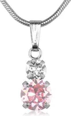 Produktbild von LUISIA® Halskette "Emily" mit Premium Kristallen | Rosé