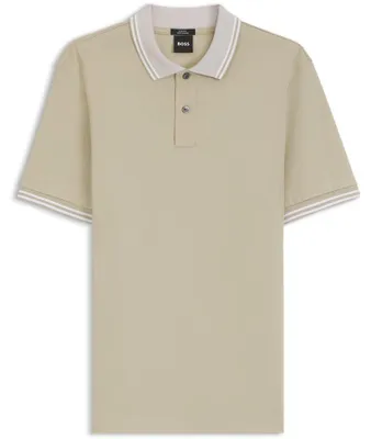 Immagine prodotto di Boss - Polo da uomo, cotone, maniche corte GT18495 (M) (beige)