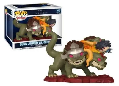 Image de Solo Leveling POP! Figurine Deluxe en vinyle Jinwoo contre Cerberus 9 cm