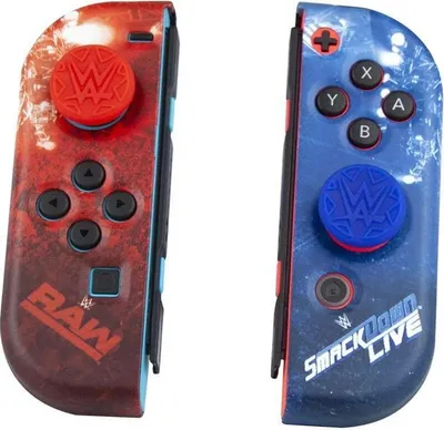 Produktbild von Blade WWESWCOMBO, Nintendo Switch, Steuerungsgrip, Blau, Rot, 14 Tasten, 1 Stück(e), Karton mit Aufhänger