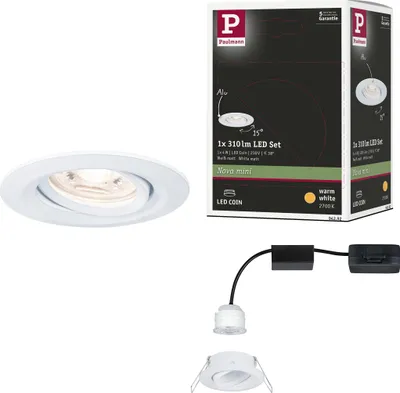Image de Paulmann Luminaire LED encastré Nova Mini Luminaire individuel orientable