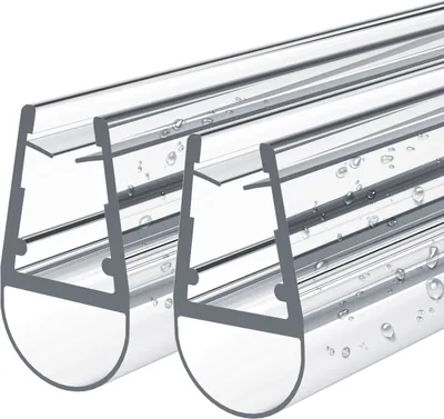 Obrázok produktu pre EMKE náhradné tesnenie deflektor vody tesnenie sprchového kúta kúpeľňa 4-6mm sklo 2 x 800mm - typ 1