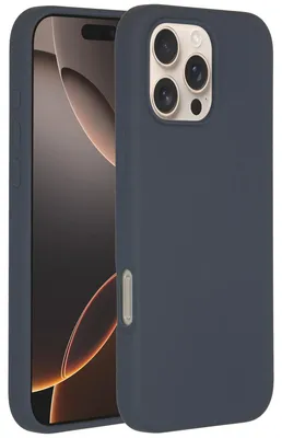 Imagen del producto de Funda de silicona líquida con MagSafe para Apple iPhone 16 Pro Max - Azul oscuro