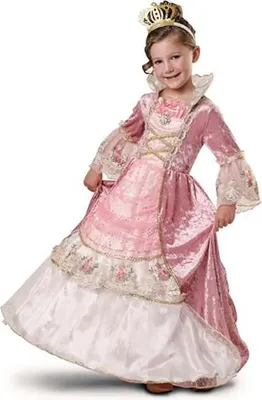 Image de Maman Elégante Reine Fille Costume Rose 5-6 ans Rose 5-6 ans