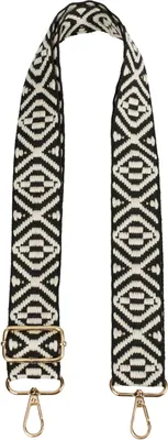 Produktbild von styleBREAKER Taschen Schulterriemen mit Azteken Muster, Wechsel Taschengurt mit Karabinerhaken, verstellbar, Unisex 02013015