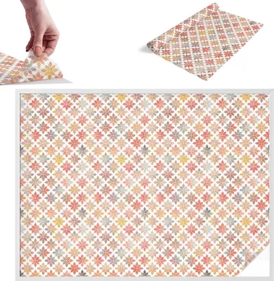 Produktbild von Buntglasfolie für Fenster – 146x200 cm – Stained-Glass-Fensterfolie, dekorativ & blickdicht – Selbstklebende Glasdekorfolie im Buntglas-Design – UV-Schutz, leichte Montage, Fensterdekoration – Blumenschönheit