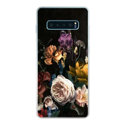 Produktbild von MuchoWow® Handyhülle Schutzhülle Hülle für Samsung Galaxy S10 Lite Blumen - Rosen - Muster Silikon Softcase Handy Hülle - Schutz