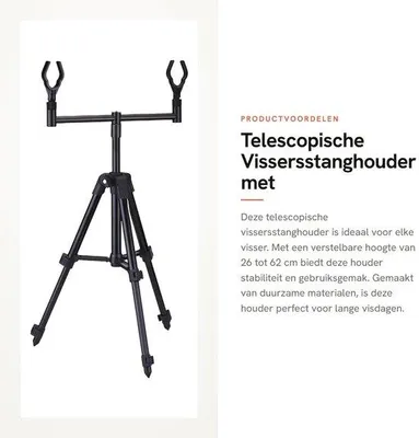 Productafbeelding van Verstelbaar statievouder voor vissersstangen