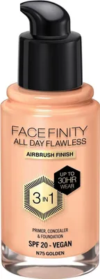 Image de Max Factor Facefinity 3in1 Primer, Concealer et Foundation 75-Golden 30ml