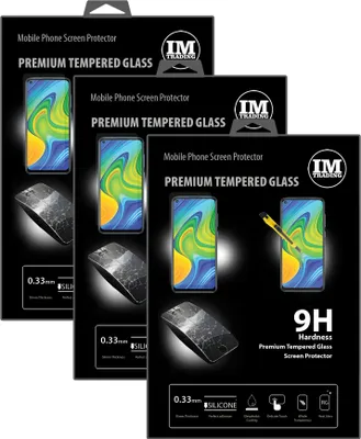 Zdjęcie produktu dla cofi1453 3X Pancerne szkło ochronne 9H Szkło hartowane Folia ochronna wyświetlacza Szkło ochronne ekranu kompatybilne z XIAOMI REDMI NOTE 9 PRO