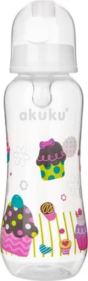 Produktbild von Akuku Babyflasche aus Kunststoff, 250 ml - weiß