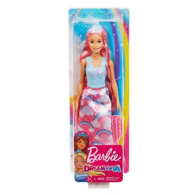 Image de Barbie Dreamtopia Poupée du royaume des cheveux magiques (cheveux roses)