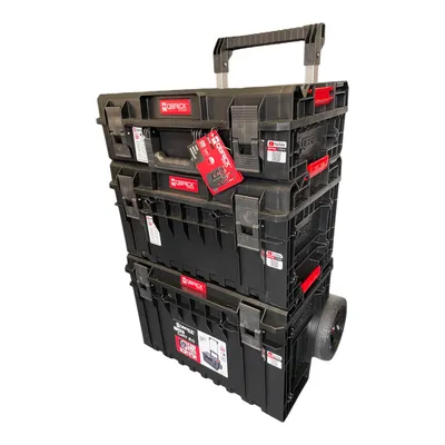 Obrázek produktu pro Qbrick System ONE 2.0 Technology Set č. 1 Sada vozíku na nářadí + ONE 200 2.0 Technology + ONE 350 2.0 Technology + ONE Cart 2.0 IP66 105,4 l 640 x 440 x 900 mm