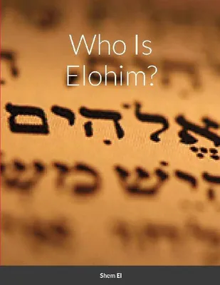 Produktbild von Who Is Elohim