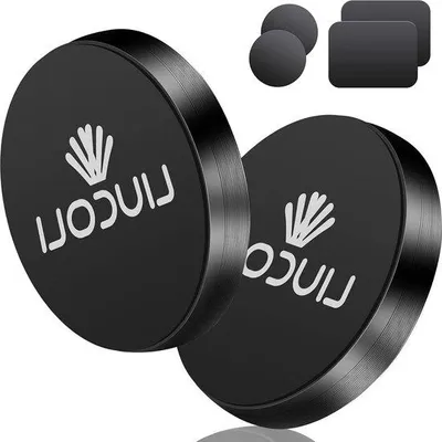 Immagine prodotto di Supporto automatico per telefono, confezione da 2 pezzi - Supporto magnetico da auto per iPhone e altri smartphone