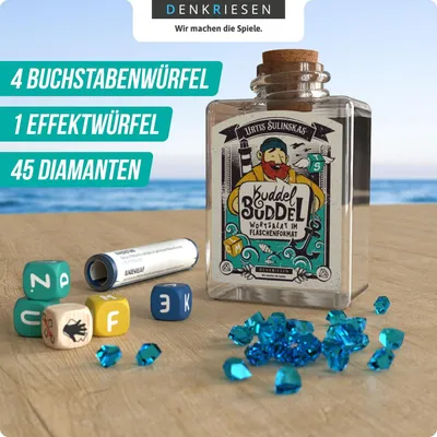 Produktbild von DENKRIESEN - Kuddel Buddel - "Wortsalat im Flaschenformat"