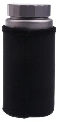Produktbild von Metallische Wasserflasche mit isolierter Flaschenhülle