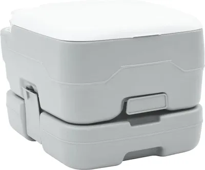 Obrázek produktu pro Campingové WC Šedá a bílá 41,5 x 36,5 x 30 cm Polyethylen