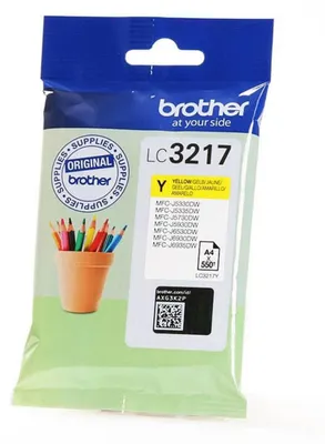 Produktbild von Brother  LC3217Y Gelb  Original Tinte 550 Seiten